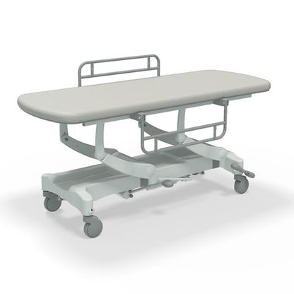 Seers - CLINNOVA Mobile Hygiene Hydraulic Table Large (190cm), incl. side support rails with wheel and base options (265Kg SWL)