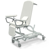 Seers - CLINNOVA Phlebotomy 2 Electric couch, electric back rest and gas assisted foot rest, classic base with wheel and switch options (265Kg SWL)