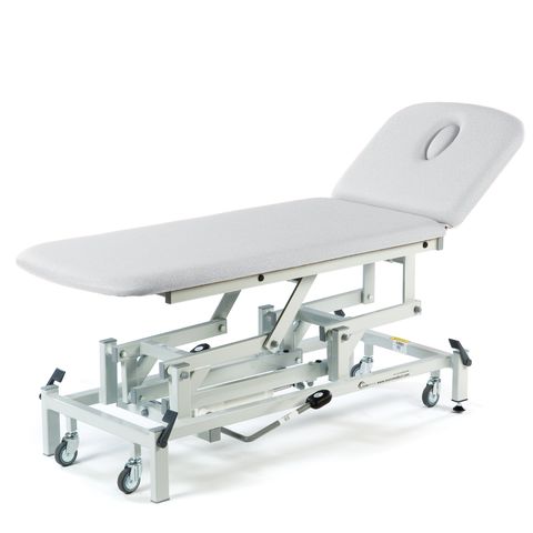 Therapy 2 Section Hydraulic Couch, with head section options (240kg SWL)