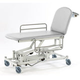 Seers - Medicare 2 Section Hydraulic Mobile Treatment Couch with gas assisted backrest