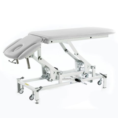 Therapy 2 Section Hydraulic Couch, with head section options (240kg SWL)