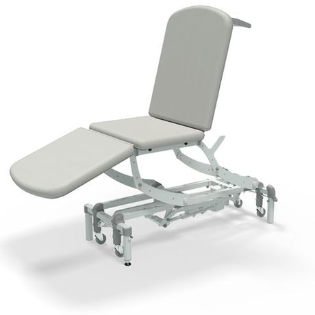 Seers - CLINNOVA Clinical 3 Section electric couch with electric back and footrest and classic base - white