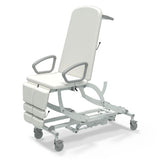 Seers - CLINNOVA Versa 1 Electric couch, 3 section, gas assisted back and foot rest, classic base, hand switch, with wheel options (265Kg SWL)