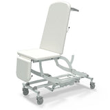 Seers - CLINNOVA Ultra 1 Electric couch, 3 section, gas assisted back and foot rest, classic base with wheel and foot switch options (265Kg SWL)