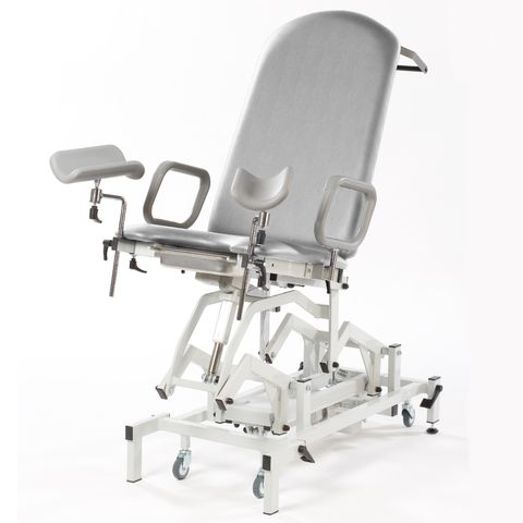 Seers - Medicare Gynaecology Electric Couch with with electric height, tilt & backrest - Stirrups (RWD)