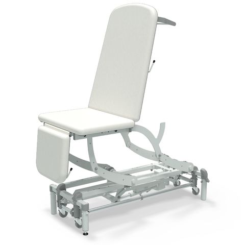 Seers - CLINNOVA Ultra 1 Electric couch, 3 section, gas assisted back and foot rest, classic base with wheel and foot switch options (265Kg SWL)