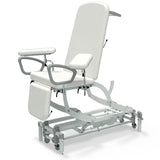 Seers - CLINNOVA Phlebotomy 1 Electric couch, gas assisted back and foot rest, classic base with wheel and foot switch options (265Kg SWL)