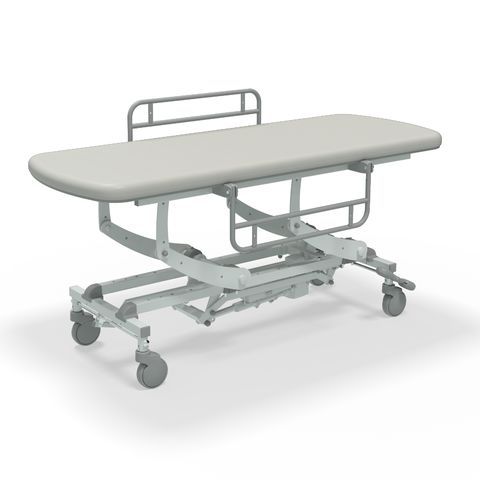 Seers - CLINNOVA Mobile Hygiene Electric Table Large (190cm), classic base incl. side support rails with wheel and switch options (265Kg SWL)