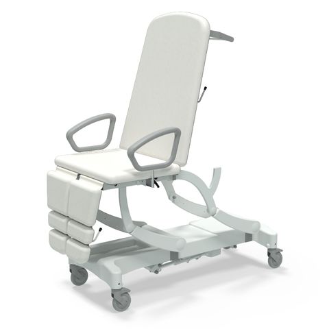 Seers - CLINNOVA Versa 1 Electric couch, 3 section, gas assisted back and foot rest, premium base with wheel and foot switch options (265Kg SWL)