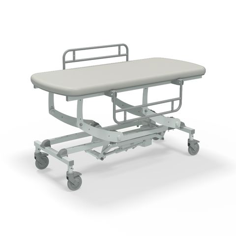 Seers - CLINNOVA Mobile Hygiene Electric Table Medium (155cm), classic base incl. side support rails with wheel and switch options (265Kg SWL)