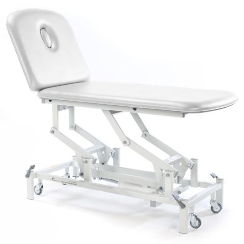 Seers - Therapy 2 Section Electric Couch, with standard head section and various switch options (240kg SWL)
