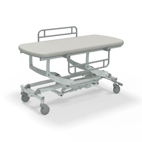 Seers - CLINNOVA Mobile Hygiene Electric Table Medium (155cm), classic base incl. side support rails with wheel and switch options (265Kg SWL)