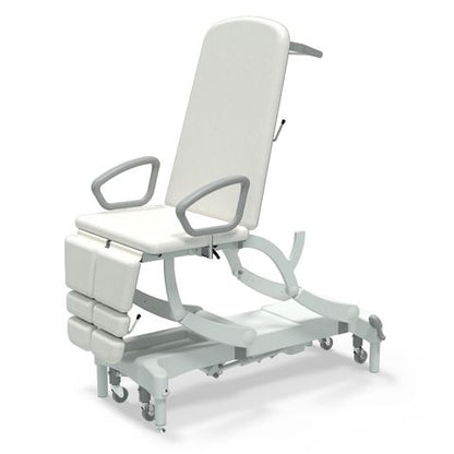 Seers - CLINNOVA Versa 1 Electric couch, 3 section, gas assisted back and foot rest, premium base with wheel and foot switch options (265Kg SWL)