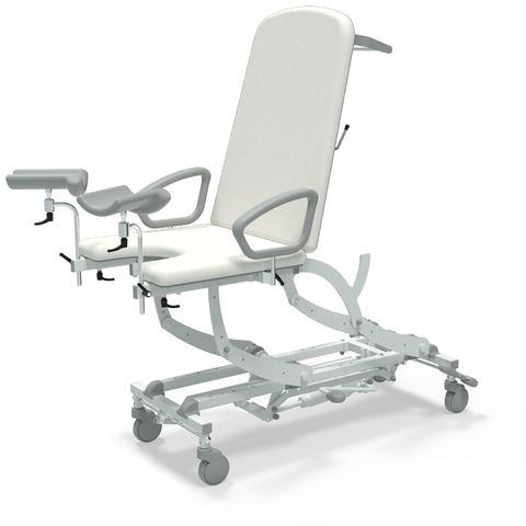 Seers - CLINNOVA Gynae 1 Hydraulic couch, gas assisted back and foot rest, with base and wheel options (265Kg SWL)