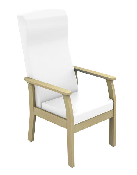 Sunflower - Atlas Patient High Back Arm Chair white