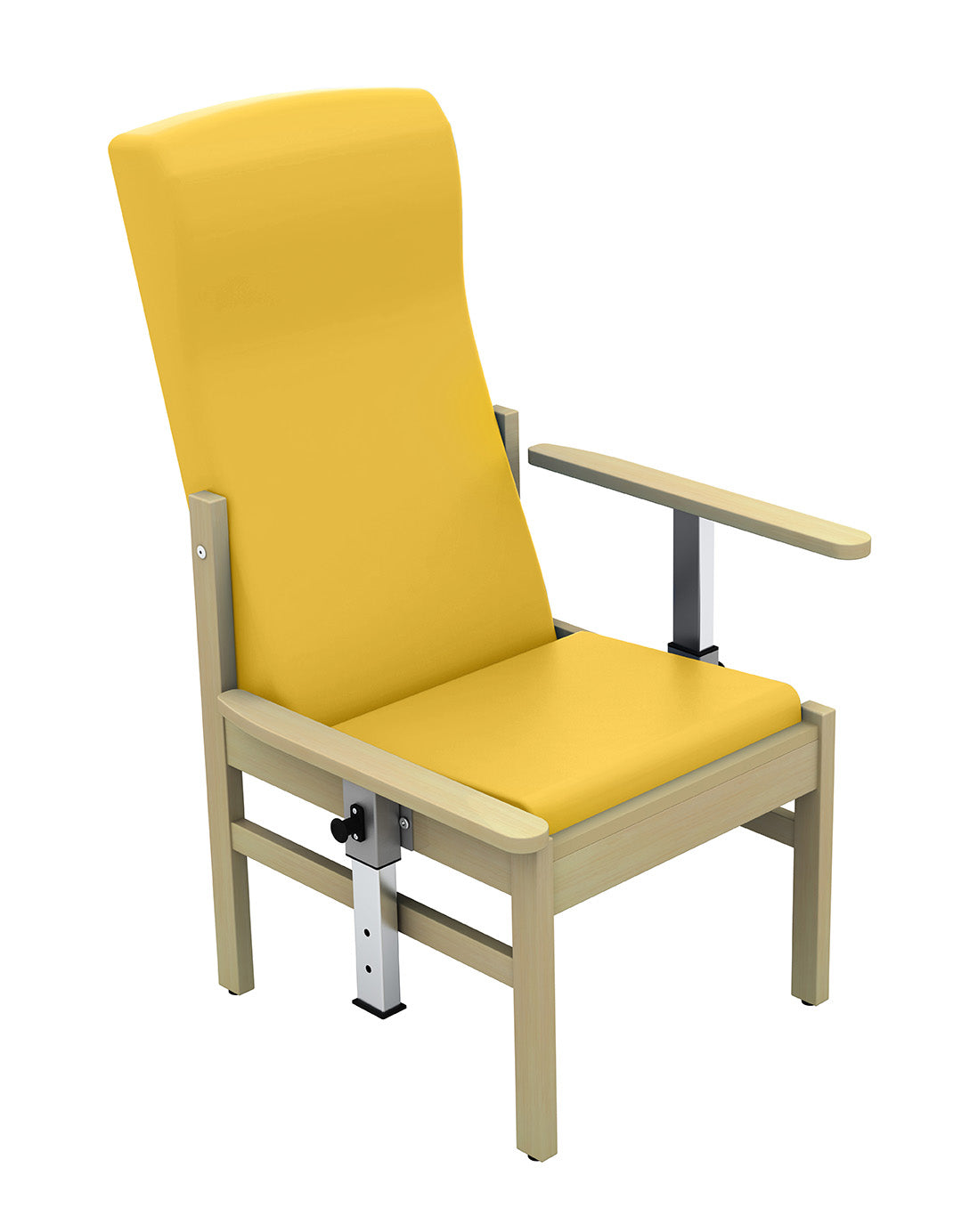 Sunflower - Atlas Patient High Back Arm Chair with Drop Arms